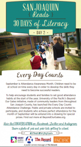 San Joaquin - 30 days of literacy day 2